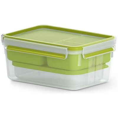 Emsa Clip & Go XL boîte à lunch - Boîte à lunch - Vert, Transparent Emsa Clip & Go XL boîte à lunch - Boîte à lunch - Vert, Transparent