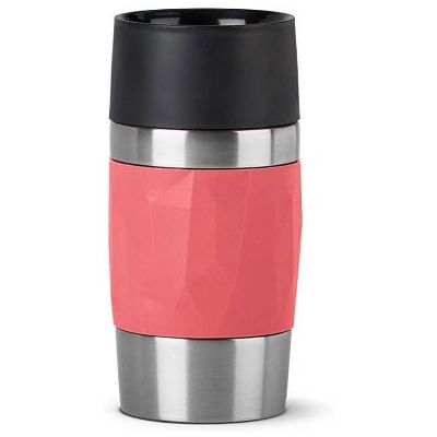 Tasse de voyage EMSA - 0,3L Isolée Sous Vide Acier Inoxydable Coral - Publicité Tasse de voyage EMSA - 0,3L Isolée Sous Vide Acier Inoxydable Coral - Publicité