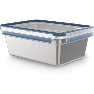 Boîte de Rangement EMSA N11507 en Acier Inoxydable - Étanche, compatible congélateur et four - Publicité Boîte de Rangement EMSA N11507 en Acier Inoxydable - Étanche, compatible congélateur et four - Publicité