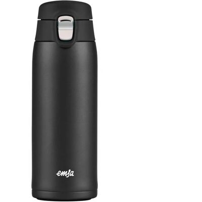 Tazza Termica EMSA Travel Mug Light - Acciaio inox, 0,4L, Nero, 8h caldo / 16h freddo Tazza Termica EMSA Travel Mug Light - Acciaio inox, 0,4L, Nero, 8h caldo / 16h freddo
