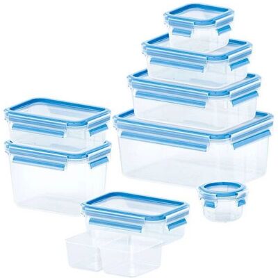 Emsa Frischhaltedosen Set 6,2L Blau Emsa Frischhaltedosen Set 6,2L Blau