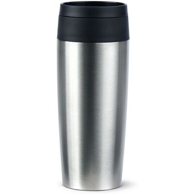 EMSA Trinkbecher Travel Mug Classic - 360ml - Schwarz Edelstahl EMSA Trinkbecher Travel Mug Classic - 360ml - Schwarz Edelstahl
