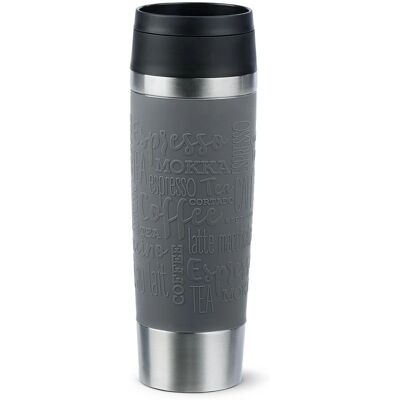 EMSA Tazza da Viaggio Classica - Acciaio Inox, 500ml - Tazza da Viaggio EMSA Tazza da Viaggio Classica - Acciaio Inox, 500ml - Tazza da Viaggio