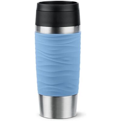 Tazza da viaggio EMSA Wave Classica - Acciaio inossidabile, blu, 360 ml Tazza da viaggio EMSA Wave Classica - Acciaio inossidabile, blu, 360 ml