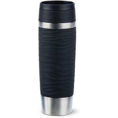 EMSA Reisebecher Waves Grande 500 ml Schwarz - Thermobecher EMSA Reisebecher Waves Grande 500 ml Schwarz - Thermobecher