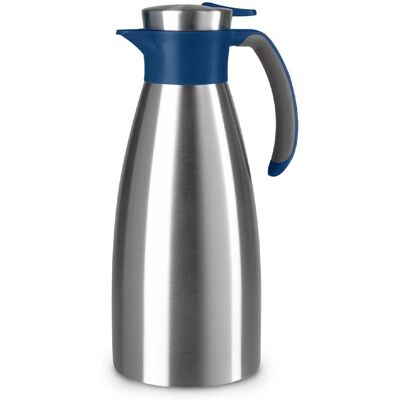 EMSA Soft Grip Isolierkanne 1,5 l Edelstahl Blau EMSA Soft Grip Isolierkanne 1,5 l Edelstahl Blau