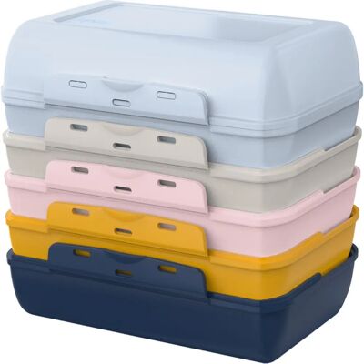 EMSA N11109 Kompakte Stapelbare Brotdose - Lunchbox EMSA N11109 Kompakte Stapelbare Brotdose - Lunchbox