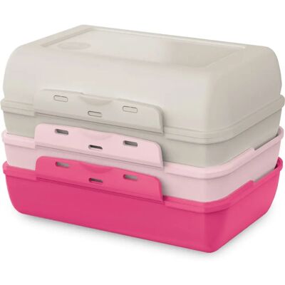 EMSA - N11110 - Grau/Pink - 11,8x10,8 cm - Lunchbox EMSA - N11110 - Grau/Pink - 11,8x10,8 cm - Lunchbox