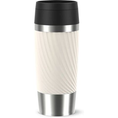 EMSA Travel Mug Classic Twist - Cremeweiß - Reisetasse EMSA Travel Mug Classic Twist - Cremeweiß - Reisetasse
