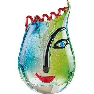 GILDE Vero Handmade Multi-Color Glass Vase - Vase GILDE Vero Handmade Multi-Color Glass Vase - Vase