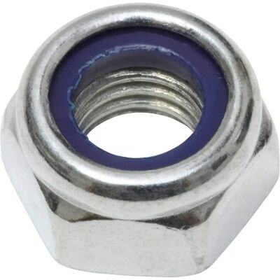 SWG M10 Zinc Self-locking Nuts - 50 pcs SWG M10 Zinc Self-locking Nuts - 50 pcs