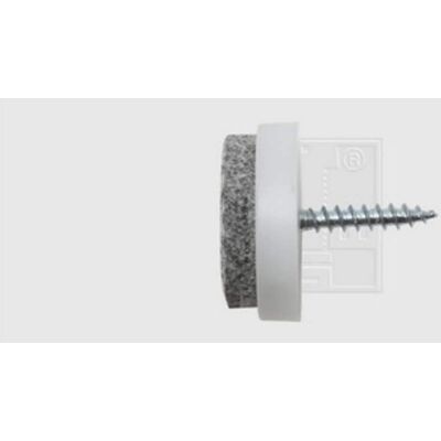 SWG 684 Tappi in feltro - Vissabili, 24mm, Bianco, Set da 4 SWG 684 Tappi in feltro - Vissabili, 24mm, Bianco, Set da 4