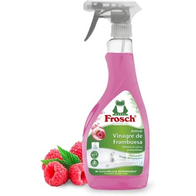 Frosch Pulverizador Limpiabaños con Vinagre de Frambuesa - Limpiador de Baño Frosch Pulverizador Limpiabaños con Vinagre de Frambuesa - Limpiador de Baño