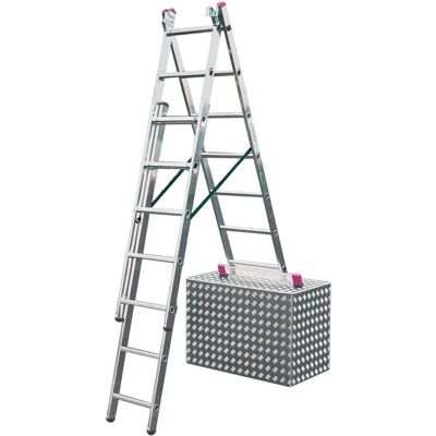 Víceúčelové žebřík KRAUSE Corda - Hliník, 3x7 příček, 200cm Víceúčelové žebřík KRAUSE Corda - Hliník, 3x7 příček, 200cm