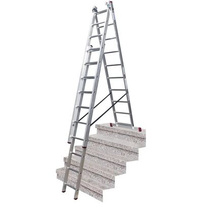 KRAUSE Corda Mehrzweckleiter - 615cm Aluminium Grau KRAUSE Corda Mehrzweckleiter - 615cm Aluminium Grau