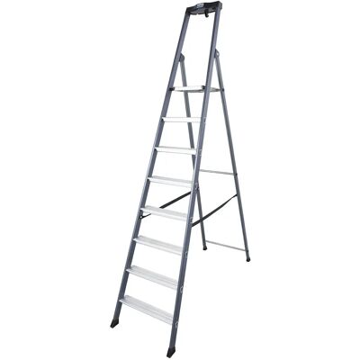 KRAUSE SePro S Leiter - 8-Stufen Aluminium Stehleiter KRAUSE SePro S Leiter - 8-Stufen Aluminium Stehleiter