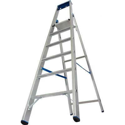KRAUSE STABILO aluminiowa drabina składana 6 stopni KRAUSE STABILO aluminiowa drabina składana 6 stopni