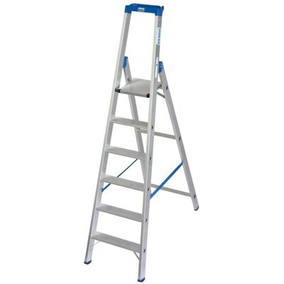 KRAUSE STABILO Aluminium-Stehleiter 6 Stufen - Leiter KRAUSE STABILO Aluminium-Stehleiter 6 Stufen - Leiter