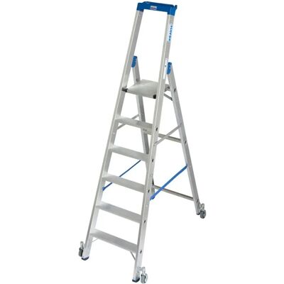 KRAUSE STABILO Aluminium Stehleiter - 6 Sprossen KRAUSE STABILO Aluminium Stehleiter - 6 Sprossen