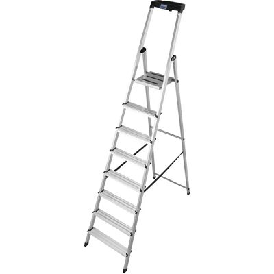KRAUSE Safety Aluminium Stehleiter 8 Stufen - Arbeitshöhe 3,70 m KRAUSE Safety Aluminium Stehleiter 8 Stufen - Arbeitshöhe 3,70 m