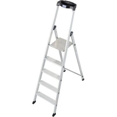 KRAUSE Solido Aluminium Stehleiter 5 Stufen KRAUSE Solido Aluminium Stehleiter 5 Stufen