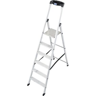 KRAUSE Aluminium Stehleiter Monto Solido 6 Stufen - Stehleiter KRAUSE Aluminium Stehleiter Monto Solido 6 Stufen - Stehleiter