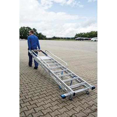 Krause Leiter - 3,90m Arbeitshöhe, Große Plattform, Sicherheitsgriff Krause Leiter - 3,90m Arbeitshöhe, Große Plattform, Sicherheitsgriff