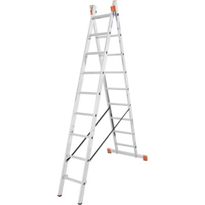 Krause Monto Dubilo Zweiteilige Aluminiumleiter - Mehrzweckleiter Krause Monto Dubilo Zweiteilige Aluminiumleiter - Mehrzweckleiter