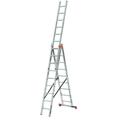 KRAUSE Tribilo wielofunkcyjna drabina - Aluminium, 3x9 szczebli, Srebro KRAUSE Tribilo wielofunkcyjna drabina - Aluminium, 3x9 szczebli, Srebro