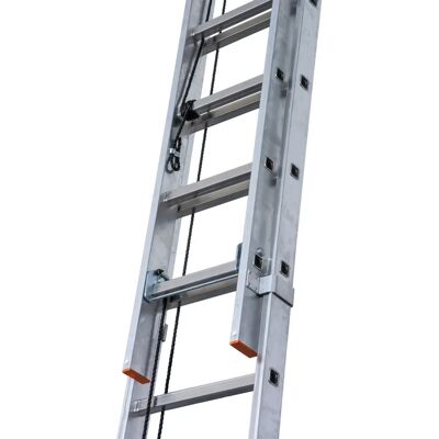 Échelle Télescopique en Aluminium KRAUSE Robilo 30 Rangs - Escalier Télescopique - Publicité Échelle Télescopique en Aluminium KRAUSE Robilo 30 Rangs - Escalier Télescopique - Publicité