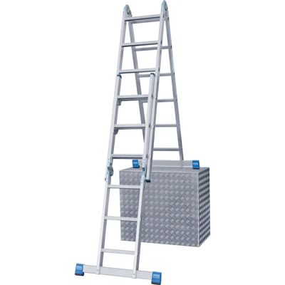 KRAUSE Stabilo Gelenkleiter - Aluminium, 42cm x 530cm x 190cm KRAUSE Stabilo Gelenkleiter - Aluminium, 42cm x 530cm x 190cm