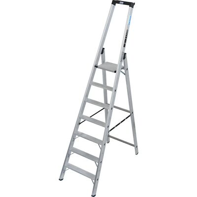 Krause Schwerlast-Stehleiter - Aluminium, 7 Stufen, 225kg Tragkraft Krause Schwerlast-Stehleiter - Aluminium, 7 Stufen, 225kg Tragkraft