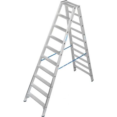 Scala a soppalco in alluminio KRAUSE - Accesso doppio - 2x10 gradini Scala a soppalco in alluminio KRAUSE - Accesso doppio - 2x10 gradini