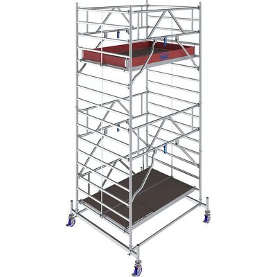 KRAUSE Andamio rodante Serie 50 - Aluminio, 2,50 m Plataforma KRAUSE Andamio rodante Serie 50 - Aluminio, 2,50 m Plataforma