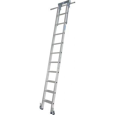 KRAUSE Verstellbare Regal-Leiter - 10 Stufen KRAUSE Verstellbare Regal-Leiter - 10 Stufen