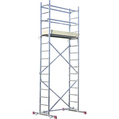 Andamio KRAUSE Corda - Aluminio, 1,50x0,56m, 5m altura, Gris - Andamios Andamio KRAUSE Corda - Aluminio, 1,50x0,56m, 5m altura, Gris - Andamios
