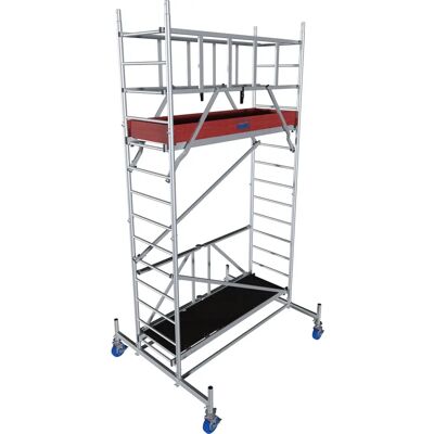 Échafaudage pliant en aluminium KRAUSE ProTec XS - 4,8m Échafaudage pliant en aluminium KRAUSE ProTec XS - 4,8m