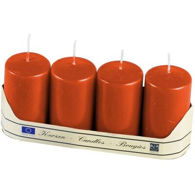 Idena - Stumpenkerze 9xØ5cm rot - Rot - Pillar candle Idena - Stumpenkerze 9xØ5cm rot - Rot - Pillar candle