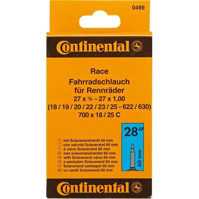 PROPHETE CONTINENTAL Fahrradschlauch - 28 Zoll, Sclaverandventil - Schwarz PROPHETE CONTINENTAL Fahrradschlauch - 28 Zoll, Sclaverandventil - Schwarz