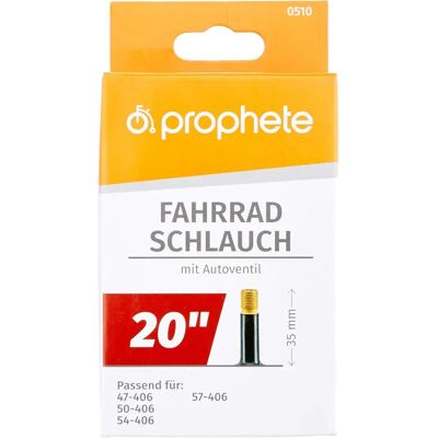 Prophete 20-Zoll Innertube - Schrader-Ventil - Schwarz Prophete 20-Zoll Innertube - Schrader-Ventil - Schwarz
