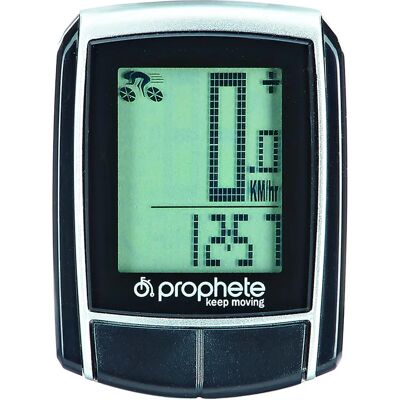 PROPHETE Fahrradcomputer - Schwarz - Modell 120mm PROPHETE Fahrradcomputer - Schwarz - Modell 120mm