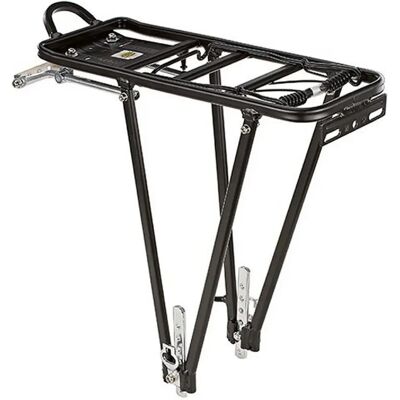 Porte-vélos Prophete pour 26-28 pouces en aluminium, avec clapet à ressort - Porte-bagages vélo Porte-vélos Prophete pour 26-28 pouces en aluminium, avec clapet à ressort - Porte-bagages vélo