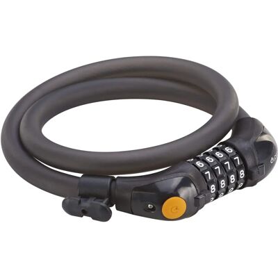 PROPHETE Bike Lock with LED, 80cm, Black PROPHETE Bike Lock with LED, 80cm, Black