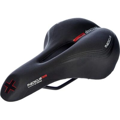 Medikus Twin 1.0 Zwart Ergonomisch Fietszadel Medikus Twin 1.0 Zwart Ergonomisch Fietszadel