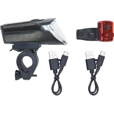 PROPHETE Ensemble d'Éclairage pour Vélo - LED, USB-C, Étanche PROPHETE Ensemble d'Éclairage pour Vélo - LED, USB-C, Étanche
