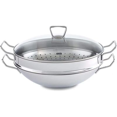 Fissler Nanjing - Argento - Wok Fissler Nanjing - Argento - Wok