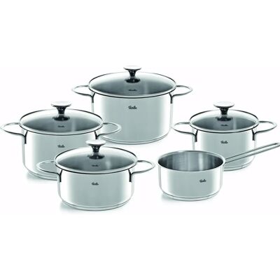 Ensemble de Casseroles Fissler Copenhagen - Acier inoxydable, induction, 5 pièces Ensemble de Casseroles Fissler Copenhagen - Acier inoxydable, induction, 5 pièces