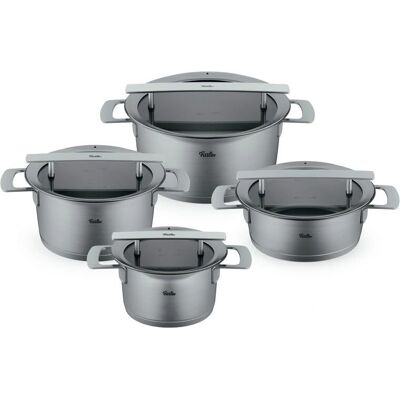 Fissler Phi Collection Set di Pentole - Acciaio inossidabile, Induzione, 4 pezzi Fissler Phi Collection Set di Pentole - Acciaio inossidabile, Induzione, 4 pezzi
