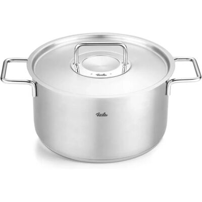 Olla Fissler Pure Colección - 6.3L, 24cm, Plateada Olla Fissler Pure Colección - 6.3L, 24cm, Plateada