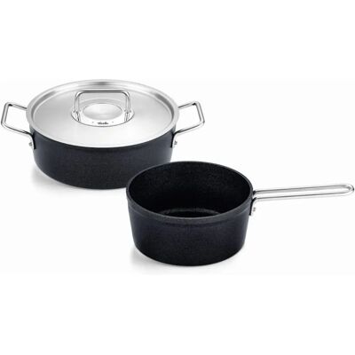 Juego de ollas FISSLER Adamant - Resistente a rayaduras, Made en Alemania Juego de ollas FISSLER Adamant - Resistente a rayaduras, Made en Alemania